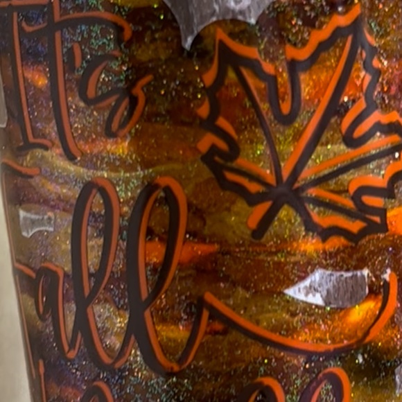 Epoxy Free Fall Theme Tumbler - Picture 5 of 9